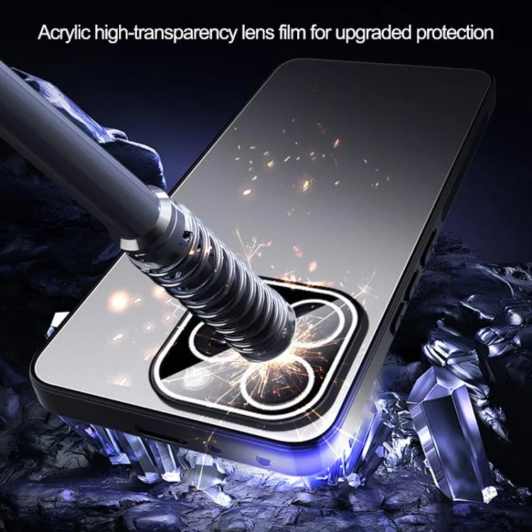 EDA007820113A_4.webp Ice Aluminum Metal Explosion-proof Frosted Phone Case, For iPhone 13 - Image 5