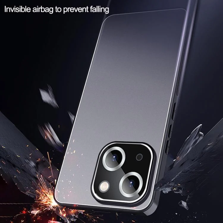 EDA007820113A_5.webp Ice Aluminum Metal Explosion-proof Frosted Phone Case, For iPhone 13 - Image 6