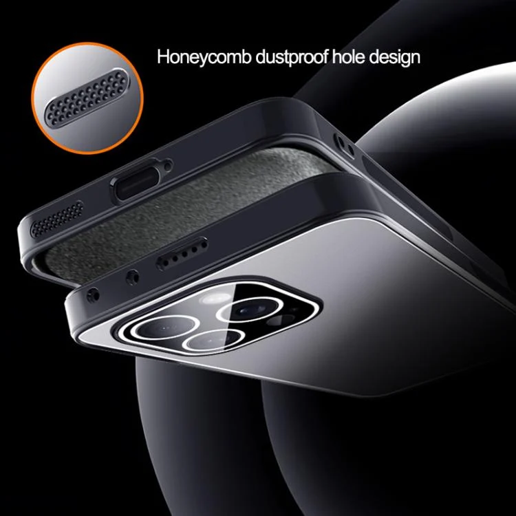 EDA007820113A_6.webp Ice Aluminum Metal Explosion-proof Frosted Phone Case, For iPhone 13 - Image 7