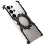 Mechanical Gear MagSafe Holder Borderless Metal Phone Case, For Samsung Galaxy S25 Ultra 5G, For Samsung Galaxy S24 Ultra 5G, For Samsung Galaxy S23 Ultra 5G, For Samsung Galaxy S22 Ultra 5G - Image 8