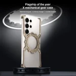 Mechanical Gear MagSafe Holder Borderless Metal Phone Case, For Samsung Galaxy S25 Ultra 5G, For Samsung Galaxy S24 Ultra 5G, For Samsung Galaxy S23 Ultra 5G, For Samsung Galaxy S22 Ultra 5G - Image 2