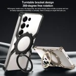 Mechanical Gear MagSafe Holder Borderless Metal Phone Case, For Samsung Galaxy S25 Ultra 5G, For Samsung Galaxy S24 Ultra 5G, For Samsung Galaxy S23 Ultra 5G, For Samsung Galaxy S22 Ultra 5G - Image 3