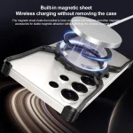 Mechanical Gear MagSafe Holder Borderless Metal Phone Case, For Samsung Galaxy S25 Ultra 5G, For Samsung Galaxy S24 Ultra 5G, For Samsung Galaxy S23 Ultra 5G, For Samsung Galaxy S22 Ultra 5G - Image 4