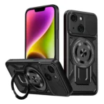 Armor Rotating Holder MagSafe Phone Case, For iPhone 14 Plus, For iPhone 14, For iPhone 14 Pro