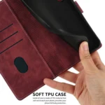 Mandala Embossed Retro Frosted Leather Phone Case, For iPhone 15, For iPhone 14 Plus, For iPhone 14 / 13, For iPhone 14 Pro - Image 7