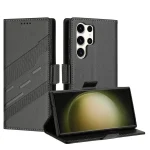 Embossed Multi-functional Side Suction Wallet Retro Leather Phone Case, For Samsung Galaxy S25 Ultra 5G, For Samsung Galaxy S24 Ultra 5G