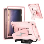Armor Bolt Shape Holder Silicone Hybrid PC Tablet Case, For Samsung Galaxy Tab A9+, For Samsung Galaxy Tab A9