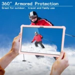 Armor Bolt Shape Holder Silicone Hybrid PC Tablet Case, For Samsung Galaxy Tab A9+, For Samsung Galaxy Tab A9 - Image 5