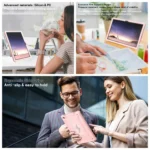 Armor Bolt Shape Holder Silicone Hybrid PC Tablet Case, For Samsung Galaxy Tab A9+, For Samsung Galaxy Tab A9 - Image 8