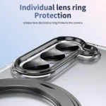 Integrated Ice-feel High-transparency 360-Degree Rotating Stand MagSafe Folding Phone Case, For Samsung Galaxy Z Fold6 5G, For Samsung Galaxy Z Fold5 5G, For Samsung Galaxy Z Flip5 5G - Image 4