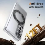 Integrated Ice-feel High-transparency 360-Degree Rotating Stand MagSafe Folding Phone Case, For Samsung Galaxy Z Fold3 5G - Image 6