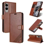 AZNS Sheepskin Texture Flip Leather Phone Case, For Samsung Galaxy S25 Edge 5G, For Samsung Galaxy S25 5G, For Samsung Galaxy S25+ 5G, For Samsung Galaxy S25 Ultra 5G, For Samsung Galaxy S24 FE 5G...
