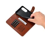 AZNS Sheepskin Texture Flip Leather Phone Case, For Samsung Galaxy S25 Edge 5G, For Samsung Galaxy S25 5G, For Samsung Galaxy S25+ 5G, For Samsung Galaxy S25 Ultra 5G, For Samsung Galaxy S24 FE 5G... - Image 5