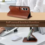 AZNS Sheepskin Texture Flip Leather Phone Case, For Samsung Galaxy S25 Edge 5G, For Samsung Galaxy S25 5G, For Samsung Galaxy S25+ 5G, For Samsung Galaxy S25 Ultra 5G, For Samsung Galaxy S24 FE 5G... - Image 6