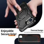 Cooling MagSafe Holder Phone Case, For iPhone 16e, For iPhone 16 Pro Max - Image 3