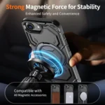 Cooling MagSafe Holder Phone Case, For iPhone 16e, For iPhone 16 Pro Max - Image 6