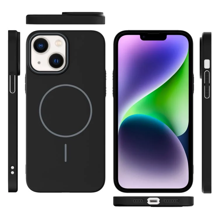EDA007912010A_2.webp Thin Circle PC Injection MagSafe Phone Case, For iPhone 14, For iPhone 14 Pro - Image 7