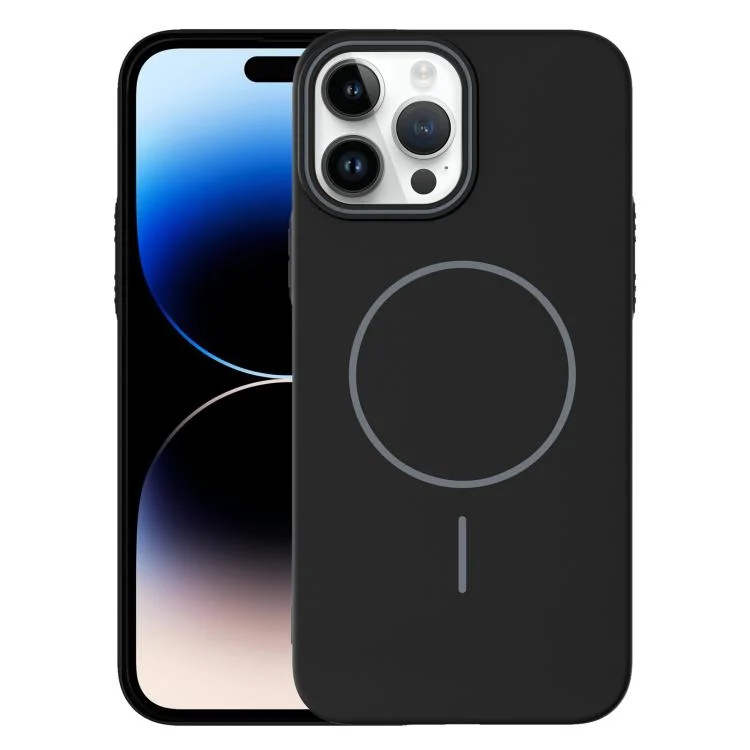 Thin Circle PC Injection MagSafe Phone Case, For iPhone 14 Pro Max, For iPhone 13 Pro Max