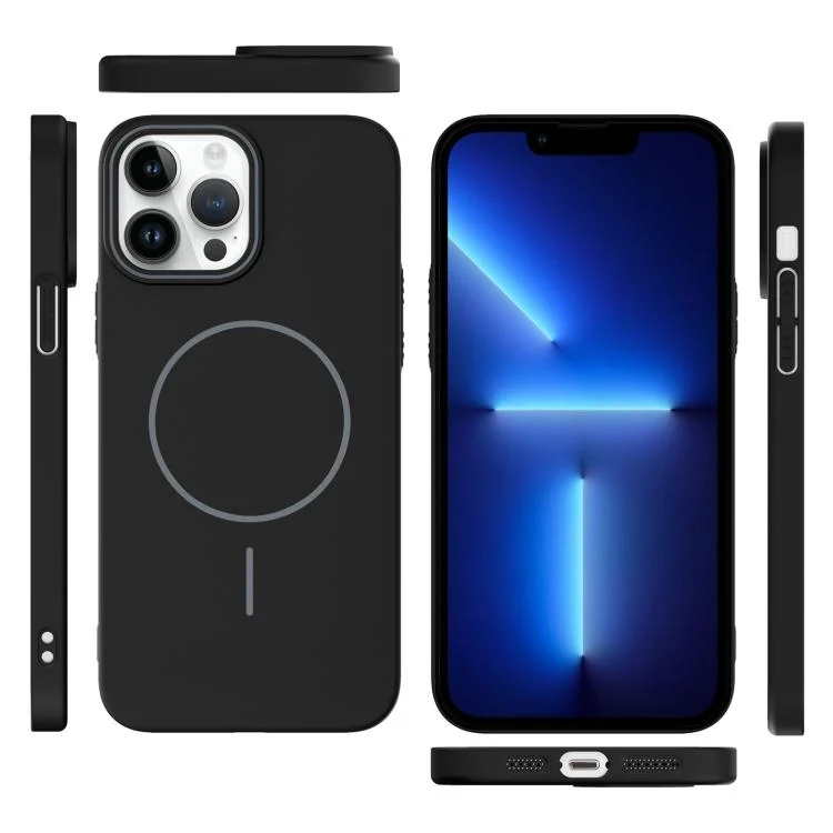 EDA007912014A_2.webp Thin Circle PC Injection MagSafe Phone Case, For iPhone 13 Pro, For iPhone 13 - Image 7