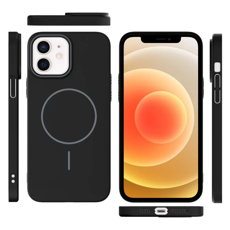 EDA007912019A_2.webp Thin Circle PC Injection MagSafe Phone Case, For iPhone 12, For iPhone 12 Pro Max - Image 7