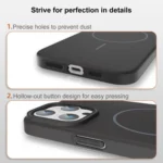 Thin Circle PC Injection MagSafe Phone Case, For iPhone 12 Pro, For iPhone 11 Pro Max - Image 3