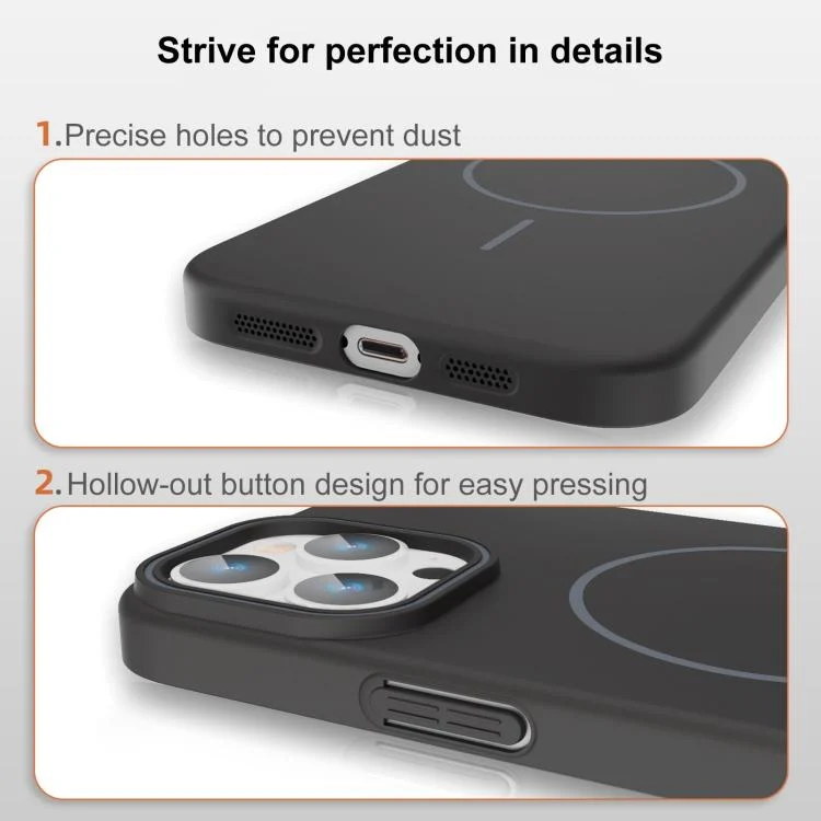 EDA0079120_B2.webp Thin Circle PC Injection MagSafe Phone Case, For iPhone 12 Pro, For iPhone 11 Pro Max - Image 3