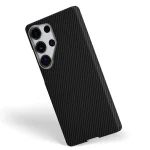 600D Fine Grain Series Carbon Fiber MagSafe Phone Case, For Samsung Galaxy S25 Ultra 5G - Image 4