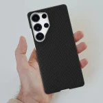 600D Fine Grain Series Carbon Fiber MagSafe Phone Case, For Samsung Galaxy S25 Ultra 5G - Image 6