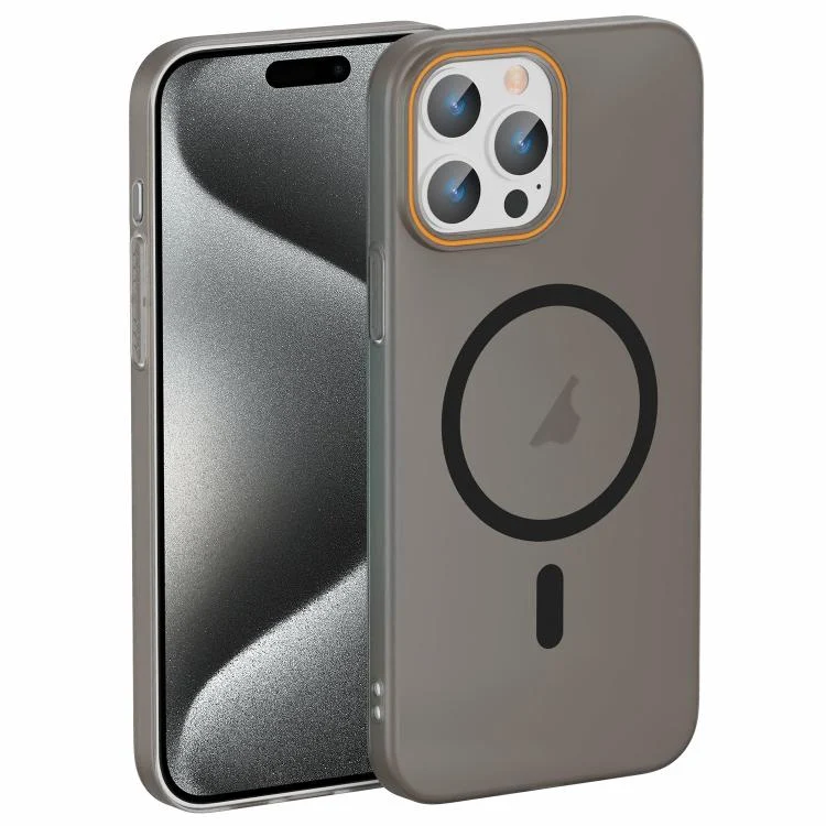 Translucent Frosted Skin PC MagSafe Phone Case, For iPhone 15 Pro, For iPhone 15 Plus, For iPhone 15