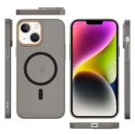 Translucent Frosted Skin PC MagSafe Phone Case, For iPhone 14 Plus, For iPhone 14, For iPhone 14 Pro - Image 9