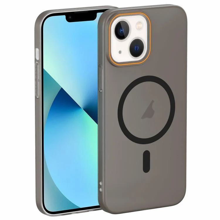 EDA007919215A.webp Translucent Frosted Skin PC MagSafe Phone Case, For iPhone 13, For iPhone 12, For iPhone 12 Pro Max - Image 1