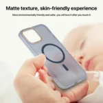 Translucent Frosted Skin PC MagSafe Phone Case, For iPhone 16e, For iPhone 16 Pro Max, For iPhone 16 Pro - Image 5