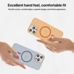 Translucent Frosted Skin PC MagSafe Phone Case, For iPhone 16e, For iPhone 16 Pro Max, For iPhone 16 Pro - Image 6