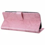Embossed Floral Pattern Leather Phone Case, For iPhone 15 Pro Max, For iPhone 15 Pro - Image 6