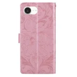 Embossed Floral Pattern Leather Phone Case, For iPhone 16e, For iPhone 16 Pro Max, For iPhone 16 Pro, For iPhone 16 Plus, For iPhone 16 - Image 3