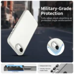 Candy Diamond Frosted PC Hybrid TPU Phone Case, For iPhone 16e, For iPhone 16 Pro - Image 7