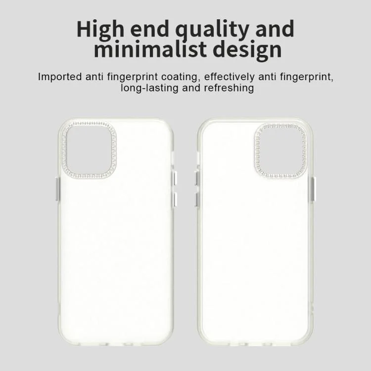 EDA007973107A_2.webp Candy Diamond Frosted PC Hybrid TPU Phone Case, For iPhone 11 Pro - Image 3
