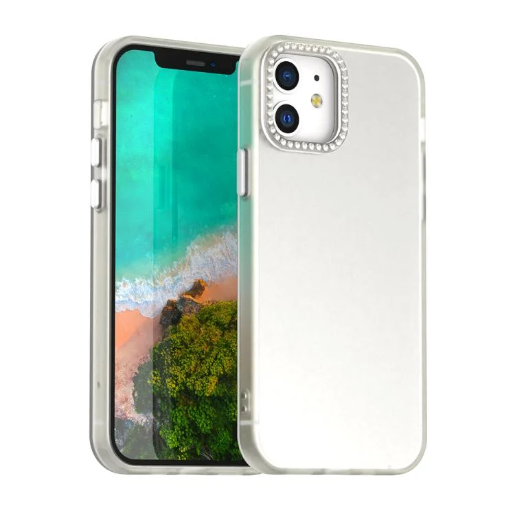 Candy Diamond Frosted PC Hybrid TPU Phone Case, For iPhone 12 Pro, For iPhone 11