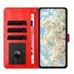 Daisy Embossed Leather Phone Case, For iPhone 16e, For iPhone 16 Pro Max - Image 3