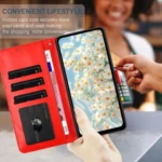 Daisy Embossed Leather Phone Case, For iPhone 12 Pro Max, For iPhone 11 Pro Max - Image 6