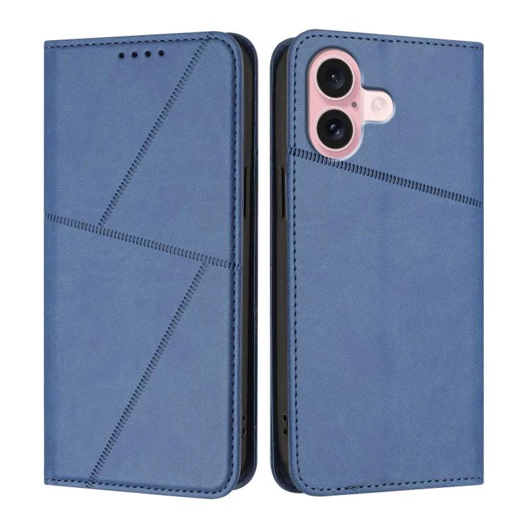 Strong Magnetic Frosted Flip Leather Phone Case, For iPhone 16, For iPhone 15 Pro Max