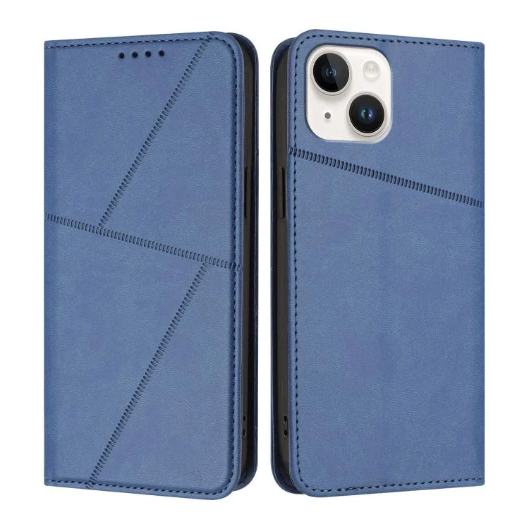 Strong Magnetic Frosted Flip Leather Phone Case, For iPhone 14, For iPhone 14 Pro