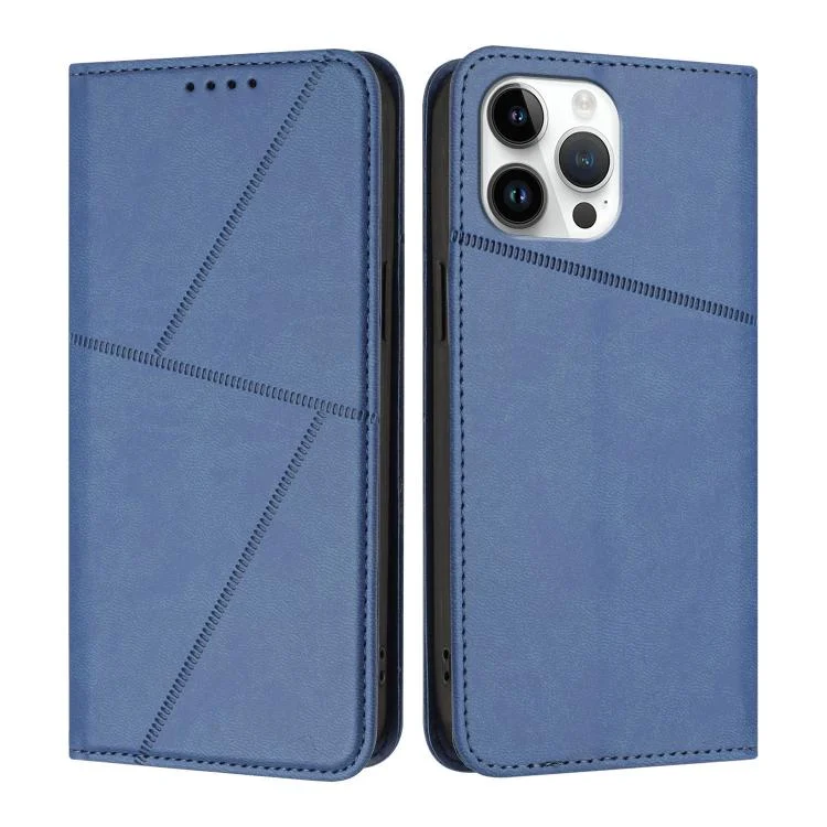 Strong Magnetic Frosted Flip Leather Phone Case, For iPhone 13 Pro Max, For iPhone 13 Pro