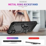 Shockproof TPU Hybrid PC Phone Case with Holder, For iPhone 17, For iPhone 17 Air - Image 6