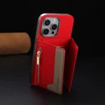 Zipper Horizontal Magnetic Card Bag RFID MagSafe Phone Case, For iPhone 12 Pro Max, For iPhone 12 / 12 Pro, For iPhone 11 Pro Max - Image 6