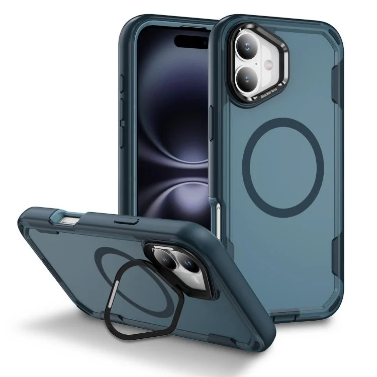 Defend 3 in 1 Rugged MagSafe Magnetic Holder Phone Case, For iPhone 16, For iPhone 15 Pro Max, For iPhone 15 Pro
