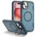 Defend 3 in 1 Rugged MagSafe Magnetic Holder Phone Case, For iPhone 15 Plus, For iPhone 15, For iPhone 14 Plus