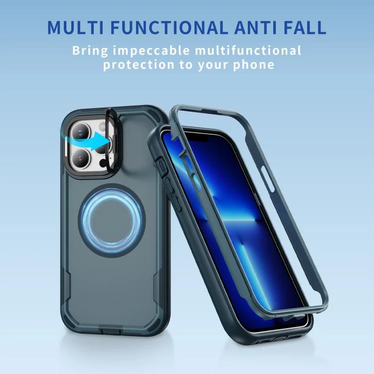 EDA008026113A_1.webp Defend 3 in 1 Rugged MagSafe Magnetic Holder Phone Case, For iPhone 13 Pro Max, For iPhone 13 Pro, For iPhone 13 - Image 2