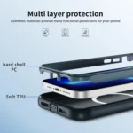 Defend 3 in 1 Rugged MagSafe Magnetic Holder Phone Case, For iPhone 13 Pro Max, For iPhone 13 Pro, For iPhone 13 - Image 6