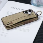 Electroplating Loose Powder Wristband Holder Phone Case, For iPhone 16 Plus, For iPhone 16 - Image 4